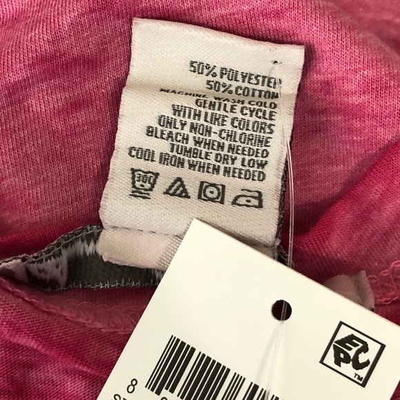 American Rag v neck pink knot top, NWT, large - Picture 8 of 8